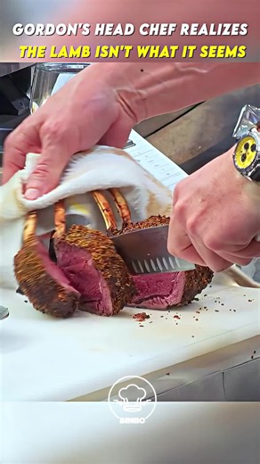 Gordon Head Chef Realizes The Lamb Isn't What It Seems. #chef #masterchef #gordonramsay #cooking #masterchefusa