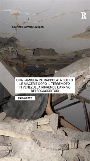 Una famiglia composta di tre persone è stata estratta viva dalle macerie di un edificio crollato a Macuto, nello stato di Vargas, in Venezuela. L'intervento dei soccorritori è stato ripreso da una delle persone salvate, Jofram Gallipoli. Nel filmato catturato dal cellulare dell'uomo si vede lo stretto spazio nel quale la famiglia era rimasta intrappolata e si sente il rumore dei martelli dei soccorritori che scavano senza tregua fra le macerie. In pochi istanti si concretizza il salvataggio: un 