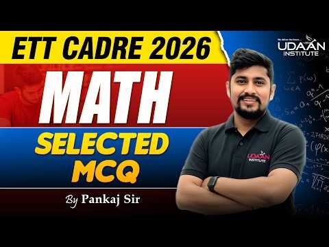 SLECTED MCQ'S | DAY-9 | ETT CADRE 2026 | BY PANKAJ SIR