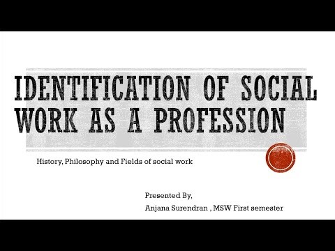 IDENTIFICATION OF SOCIAL WORK AS A PROFESSION|HISTORY, PHILOSOPHY AND FIELDS OF SOCIAL WORK|MSW