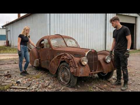 Found an ABANDONED 1937 BUGATTI Atlantic (LEFT FOR 90 YEARS) – Will It Run? | Full Restoration