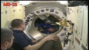 The Soyuz MS-26 spacecraft hatch was opened at 5:58pm. Don, Alexey, and Ivan were welcomed by the crew on the International Space Station. 🚀🛰️ #SpaceExploration #SoyuzMS26 📹NASA | Space FrontPage