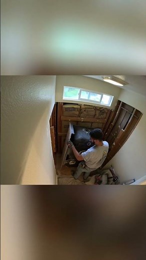 DIY Bathroom Drywall Install: Step-by-Step Guide #shorts