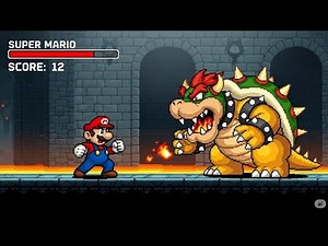 Mario vs Bowser – The Ultimate Pixel Showdown! 🔥 Final Battle Begins