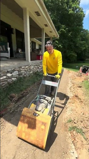 Stone steps and flagstone pavers installation.