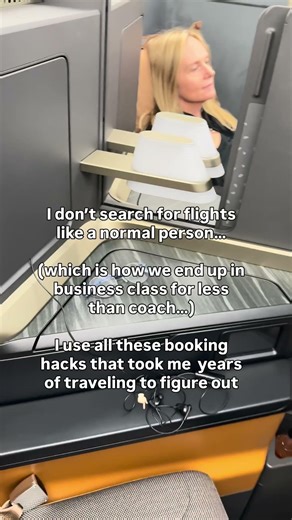 The flight hacks I use to book cheap fares in coach and business class #travelhacks