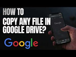How to Copy a File or Folder in Google Drive