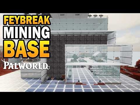 Palworld Ultimate Feybreak Factory Base | All-in-One Resource Farm + Crafting Hub Build