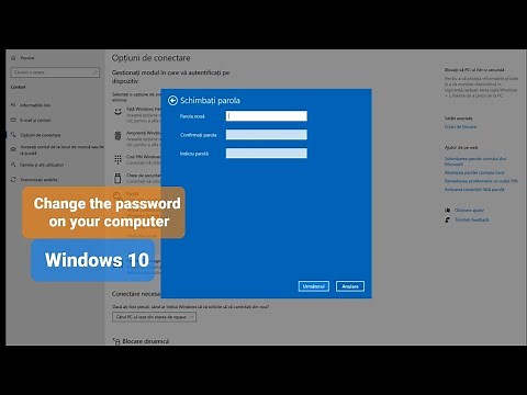 Cum sa schimb parola de la calculator? (Windows 10)