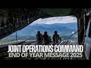 ADF | Chief of Joint Operations End of Year Message 2025