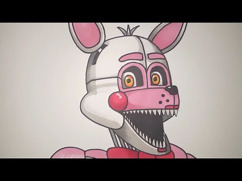 How To Draw Funtime Foxy From Sister Location Step By Step