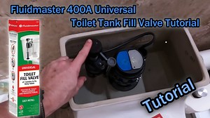 Watch Fluidmaster 400A Universal Toilet Tank Fill Valve Tutorial on Amazon Live