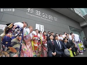 コロナ禍の成人式 「式典あって良かった」 東京・杉並