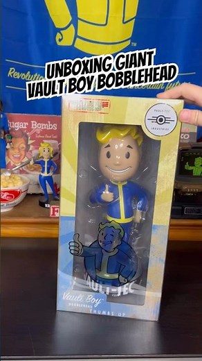 A GIANT Vault Boy Bobblehead!