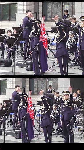 「激! 帝国華撃団」 2 濱野萌々子 指揮 ：２等陸尉 高橋 克典 陸上自衛隊 中部方面音楽隊 伊丹駐屯地 #shorts