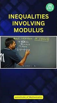 Inequalities Involving Modulus | Class 11 Maths Lecture | Full Concept & Tricks by Sunder Sir"