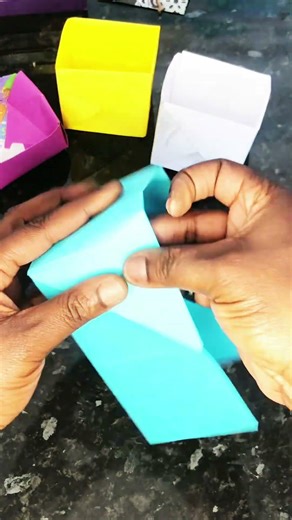 Easy Origami Pen Stand from A4 Paper