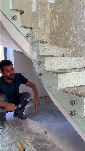 Most Controversial Stair Design Ever (Broken Glass)