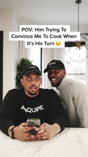 No sir! Go ahead and take that chicken out so it can thaw 😂 #cutegaycouple #parents #lgbt