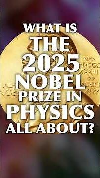 The 2025 Nobel Prize in Physics: Macroscopic Quantum Tunneling