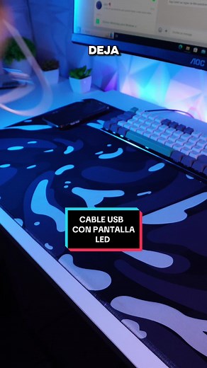 Cable USB con Pantalla LED Resistente | Marca Orico