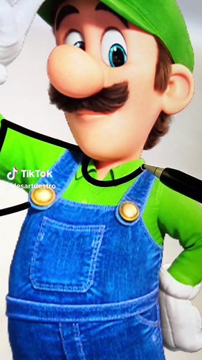 Drawing Luigi: Who's Next in the Super Mario Series?