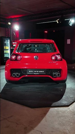 🏁The craziest Golf of all time? This is the 2007 VW Golf GTI W12