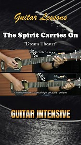 The Spirit Carries On - Dream Theater - Easy guitar lessons | Guitar Intensive