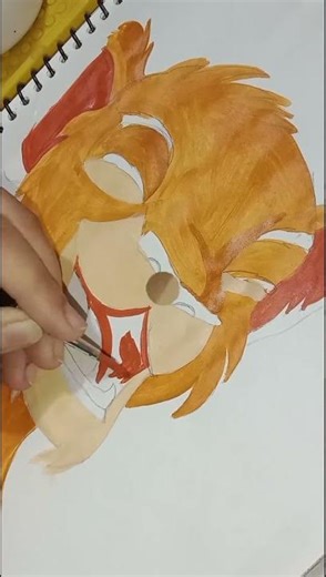 Simba painting 🦁❤️‍🔥 #art #artisanjournal #painting #lionking #shorts