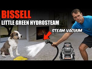 NEW & IMPROVED BISSELL SPOT CLEANER | BISSELL Little Green HydroSteam PET Carpet Spot Cleaner