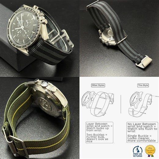 Bracelet montre Marine Nationale : bracelet parachute élastique (convient aux Omega, Rolex, Tudor) Style similaire aux bracelets NATO - Etsy France