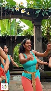 Zumba Workout in Ubud Bali 🇮🇩 | Tropical Jungle Dance Fitness | Move With Me