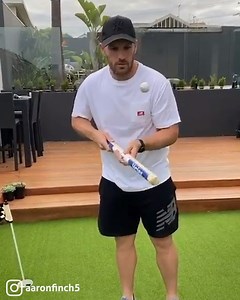 179K views · 111 shares | Excellent effort from Aaron Finch who managed to get up to 63 hits with a golf ball and stump ‼️  Will Shaun Marsh and Mitch Marsh be able to hit 100 ⁉️ (: aaronfinch5/Instagram) | Fox Cricket | Facebook