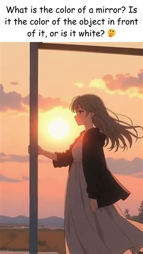 What color is a mirror? #shorts