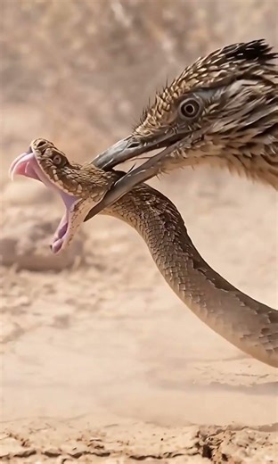 Road runner vs Rattle Snake