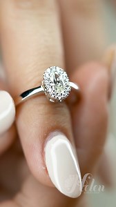 16K views · 12 reactions | This oval diamond ring with a neat halo of...