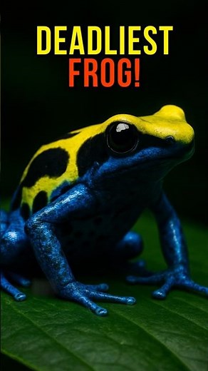 World’s Deadliest Frog 🐸 | Poison Dart Frog Facts That Will Shock You!