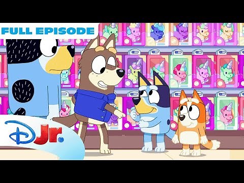 Bluey "The Quiet Game" FULL Episode! 🤫 | The Girls Stay Silent! | ‪@disneyjr‬
