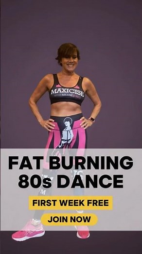 High Energy 80s Dance Cardio Workout | Fun Fat Burning Workout at Home