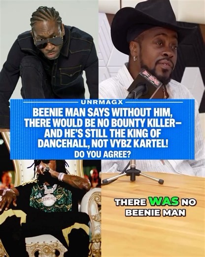 Beenie Man Said Therewould Be No Bounty Killer If It Wasn’t For Him👀🔥😅⤵️