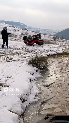 BRUTAL Winter Offroad FAIL! Show-Off Turns Into Rollover 😳❄️🔥