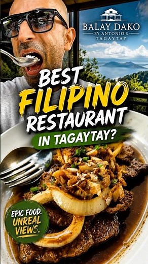 Best Filipino Restaurant in Tagaytay! MUST TRY!