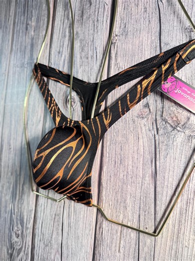 Jovanadesign Leo Mens Bulge Thong Wide Straps Beachwear Fire Copper Hologram Swimwear Underwear Handmade in UK - Etsy Canada