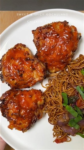There is nothing better than this for dinner | Sweet & Spicy Air Fryer Chicken Thighs