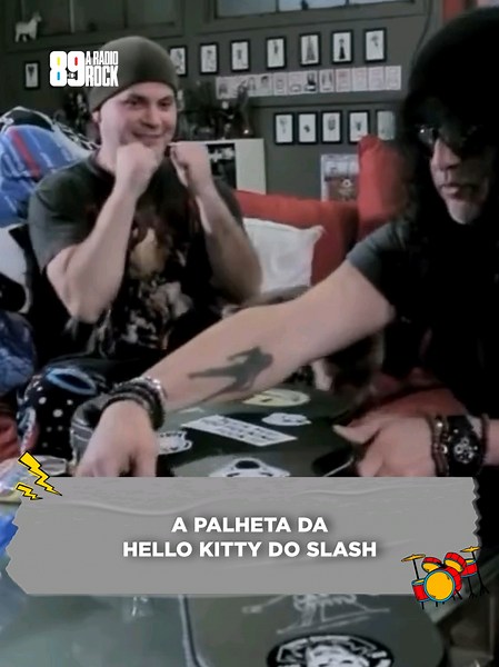 A Palheta da Hello Kitty do Slash: Uma Surpresa Rock