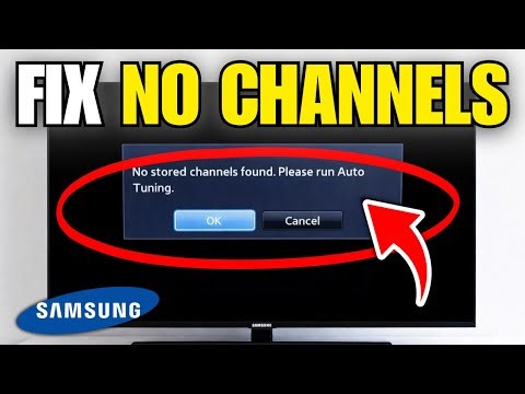 How To Fix Samsung TV No Channels Found