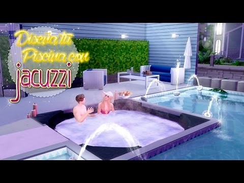 DISEÑA TU PISCINA CON JACUZZI | Los Sims 4: Tutorial + Speed Build