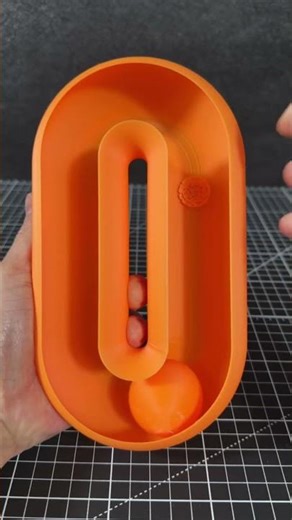 3D Printed Cat Toy Oval | Satisfying Rolling Track for Cats 🐱✨ #3DPrinting #cat #3DPrint #PetToy