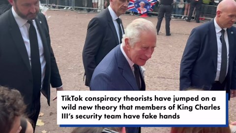 Conspiracy theory suggests King Charles’ bodyguard has fake hands, arms
