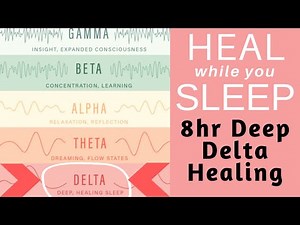 Sleep Meditation - 8Hr Full Night DELTA sleep for Healing